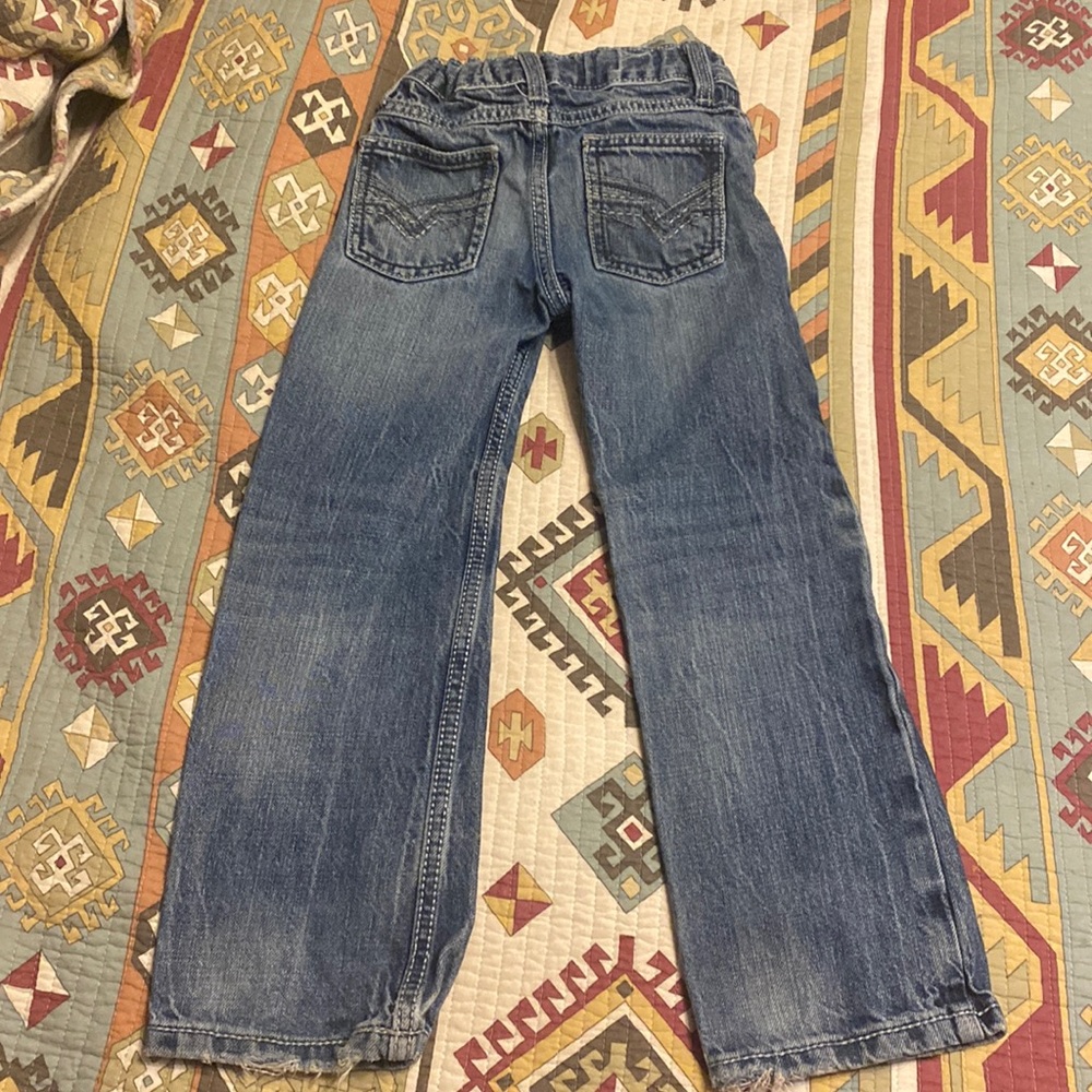 Boys Wrangler 20x 6slim adjustable waistband blue jeans
